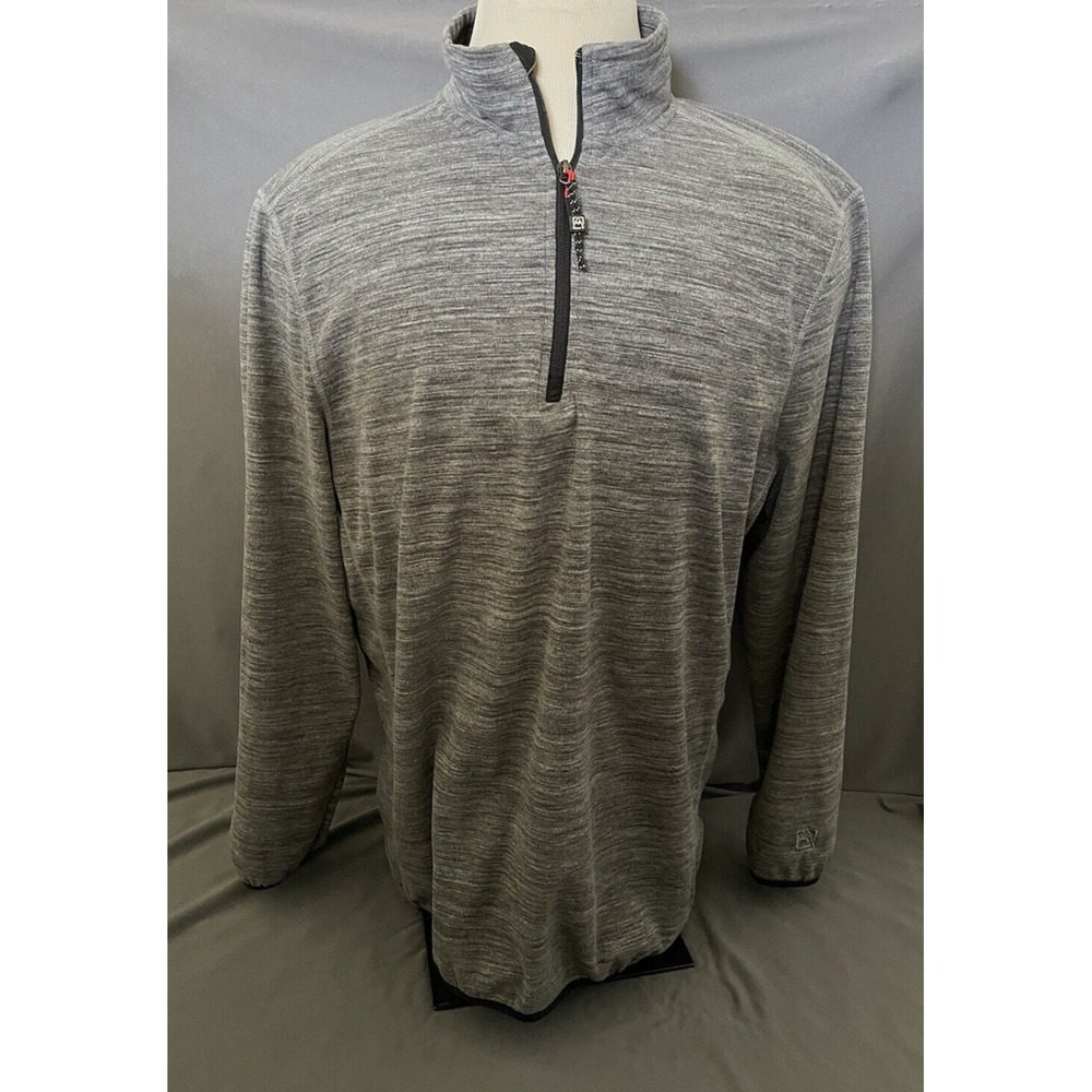 Avalanche Outdoor Co. Mens Sweatshirt XXLarge Gray 1/4 Zip Pullover Fleece